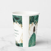 エメラルドグリーン金ゴールドフローラプリンセスキンセアニェラ 紙コップ (右)