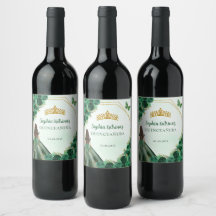 エメラルドグリーン金ゴールドフローラプリンセスキンセアニラ