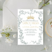 エメラルドグリーン金ゴールド植物学フローラキンセアニラ 招待状