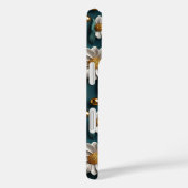 エメラルドグリーン金ゴールド3Dハチデイジー花ブンブンいう音 Case-Mate iPhoneケース (裏面 / 右)