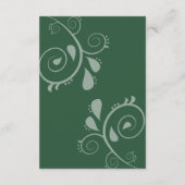 エメラルドグリーン魅惑の森 エンクロージャーカード (裏面)