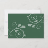 エメラルドグリーン魅惑の森 出欠カード (裏面)