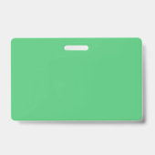 エメラルドグリーン16進コード50C878 バッジ (裏面)