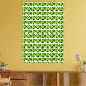 エメラルドグリーン キャンバスプリント (インサイチュ (リビング))