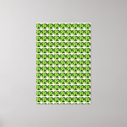 エメラルドグリーン キャンバスプリント (正面)