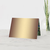 エメラルドグリーン ゴールド ロイヤル インドのピーコック ウェディング 招待状 (裏面)