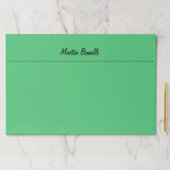 エメラルドグリーン・プレーン・ビジネス ペーパーパッド (インサイチュ)