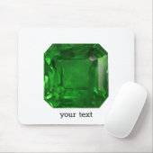 エメラルドグリーン マウスパッド (マウス)