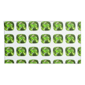 エメラルドグリーン 枕カバー (裏面-右)