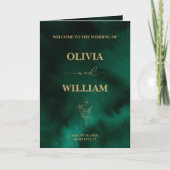 エメラルドグリーン&金ゴールドボ結婚タニカル プログラム (正面)