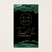 エメラルドグリーンagateパッケージの挿入 (正面)