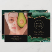 エメラルドグリーンagate二折パンフレット (正面/裏面)