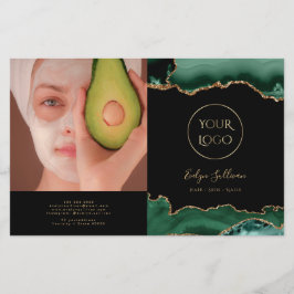 エメラルドグリーンagate二折パンフレット