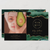 エメラルドグリーンagate二折パンフレット (正面/裏面)