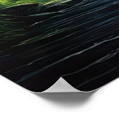 エメラルドグローブにカスケード ポスター (角)