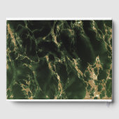 エメラルドゲーデウォーターカラーはだしの花嫁™ ゲストブック (裏面)