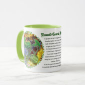 エメラルドコズミックドラゴン マグカップ (正面左)