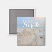 エメラルドコーストフロリダビーチ城 マグネット (正面/裏面)