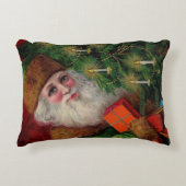 エメラルドサンタ角形枕 アクセントクッション (正面)