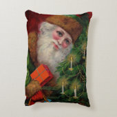 エメラルドサンタ角形枕 アクセントクッション (裏面(縦))