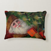 エメラルドサンタ角形枕 アクセントクッション (裏面)