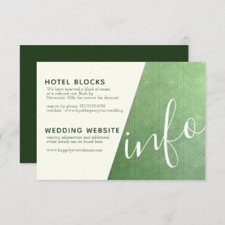 エメラルドシティ情報カード 招待状