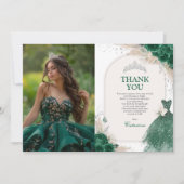 エメラルドシルバー キンセアニエラ フォト サンクス カード (正面)