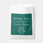 エメラルドシンプルグエレガントリーモダンン結婚シックF フェイバーバッグ (正面)