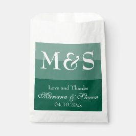 エメラルドシンプルグモダンリー結婚ンの フェイバーバッグ