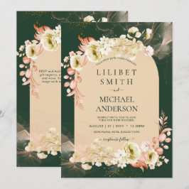 エメラルドシーズンコーラルグリーン結婚フローラ