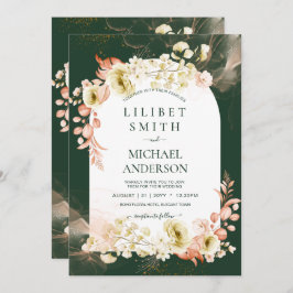 エメラルドシーズンコーラルグリーン結婚フローラ