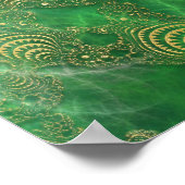 エメラルドシープリント ポスター (角)