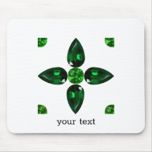 エメラルドジェムストーンアートグリーン