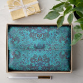 エメラルドジェムストーン背景デコファージティッシュペーパー 薄葉紙 (ギフト)