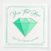 エメラルドジェムストーン。ジュエリー.55結婚周年 (正面)