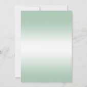 エメラルドジェムボウ&リボン 55周年結婚記念日 セーブザデート (裏面)