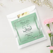 エメラルドジェム&グリッター55結婚周年 フェイバーバッグ (封をした状態)