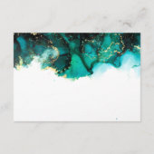 エメラルドジュエル結婚トーン詳細カード エンクロージャーカード (裏面)