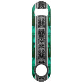 エメラルドスクロールキャット スピード栓抜き (正面)