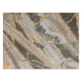 エメラルドスネークスキンテーブルクロス金ゴールドイベントデコール テーブルクロス (正面(横))