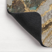 エメラルドスネークスキンマウスパッドオフィスコンピュータ マウスパッド (コーナー)