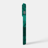 エメラルドスワールフォンケース iPhoneケース (左側面)