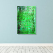 エメラルドタブレットTHOTH RA CANVAS EG キャンバスプリント (インサイチュ (ウッドフロア))