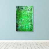 エメラルドタブレットTHOTH RA CANVAS EG キャンバスプリント (インサイチュ (ウッドフロア))