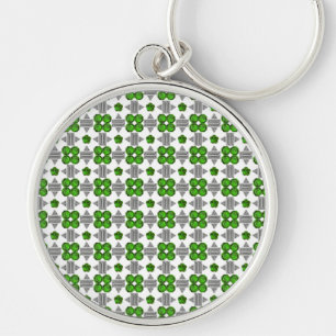 エメラルドダイヤモンドジェムストーンアートグリーン キーホルダー