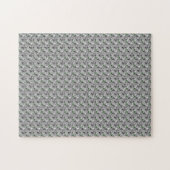 エメラルドダイヤモンドジェムストーンアートグリーン ジグソーパズル (横)