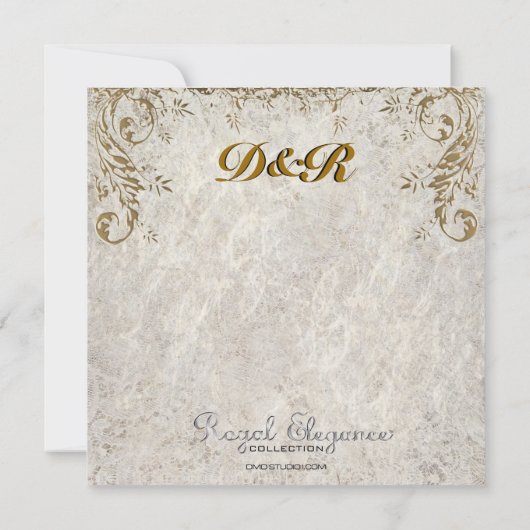 エメラルドダイヤモンド招待状 招待状 (裏面)