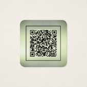 エメラルドダストQRコードフォトプロファイルカード (裏面)