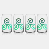 エメラルドトリスケレ古代ケルトのシンボルセット ガラス缶 (裏面)