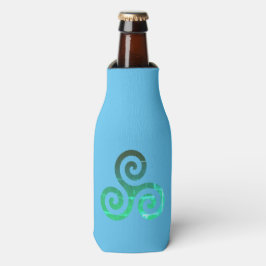 エメラルドトリスケレ古代ケルトのシンボル ボトルクーラー